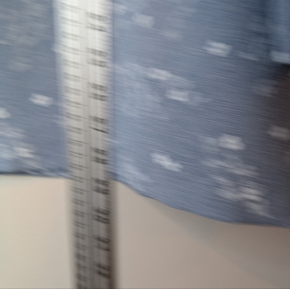 Vintage Image 18W Plus Light Blue Denim Style Floral Blazer Women - Picture 9 of 10